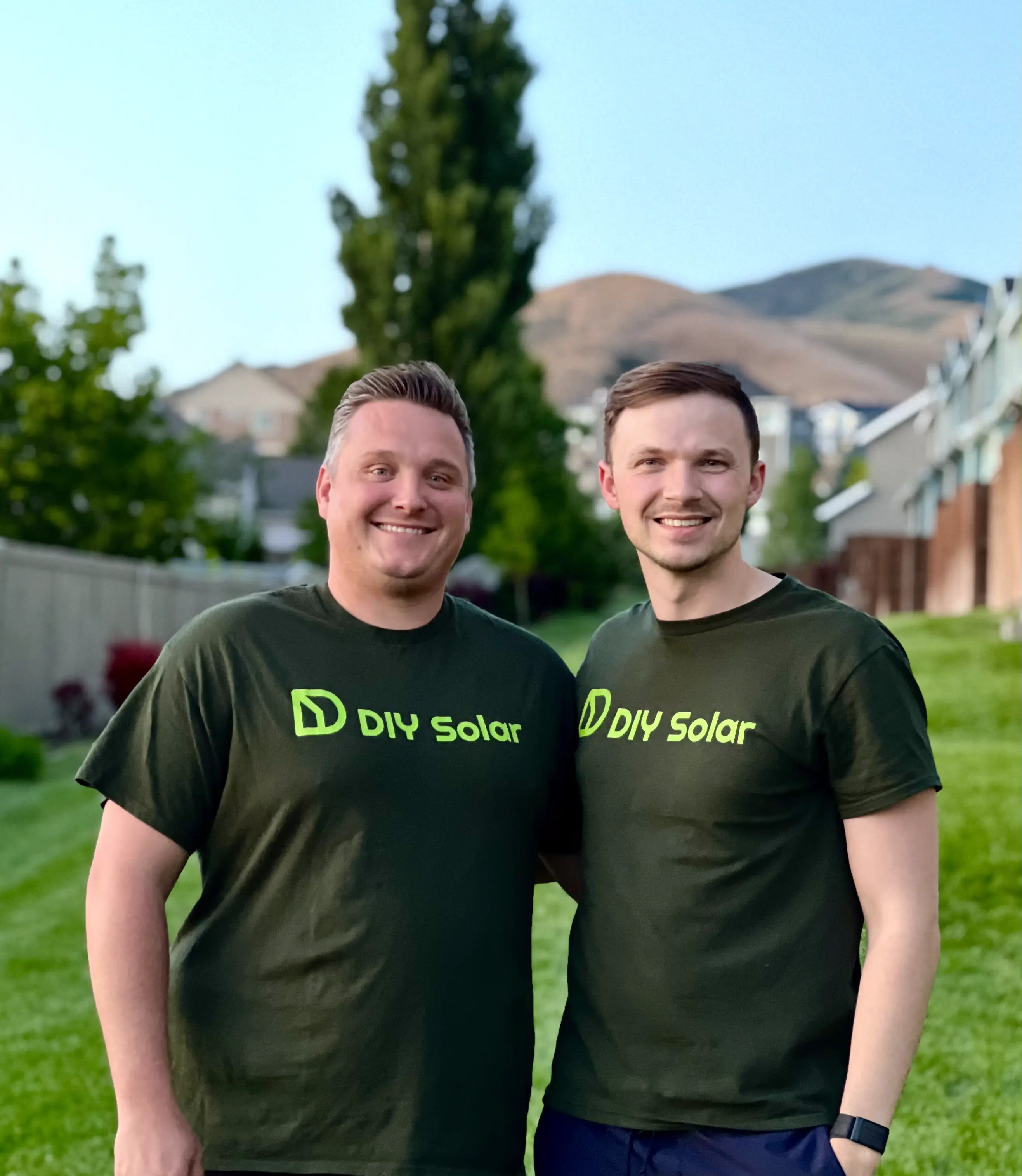 The Co-founders of DIY Solar: Michael and Nathan